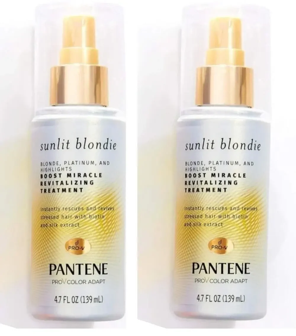 Sunlit Blondie Pantene ProV Color Adapt Boost Miracle Revitalizing Treatment x'2